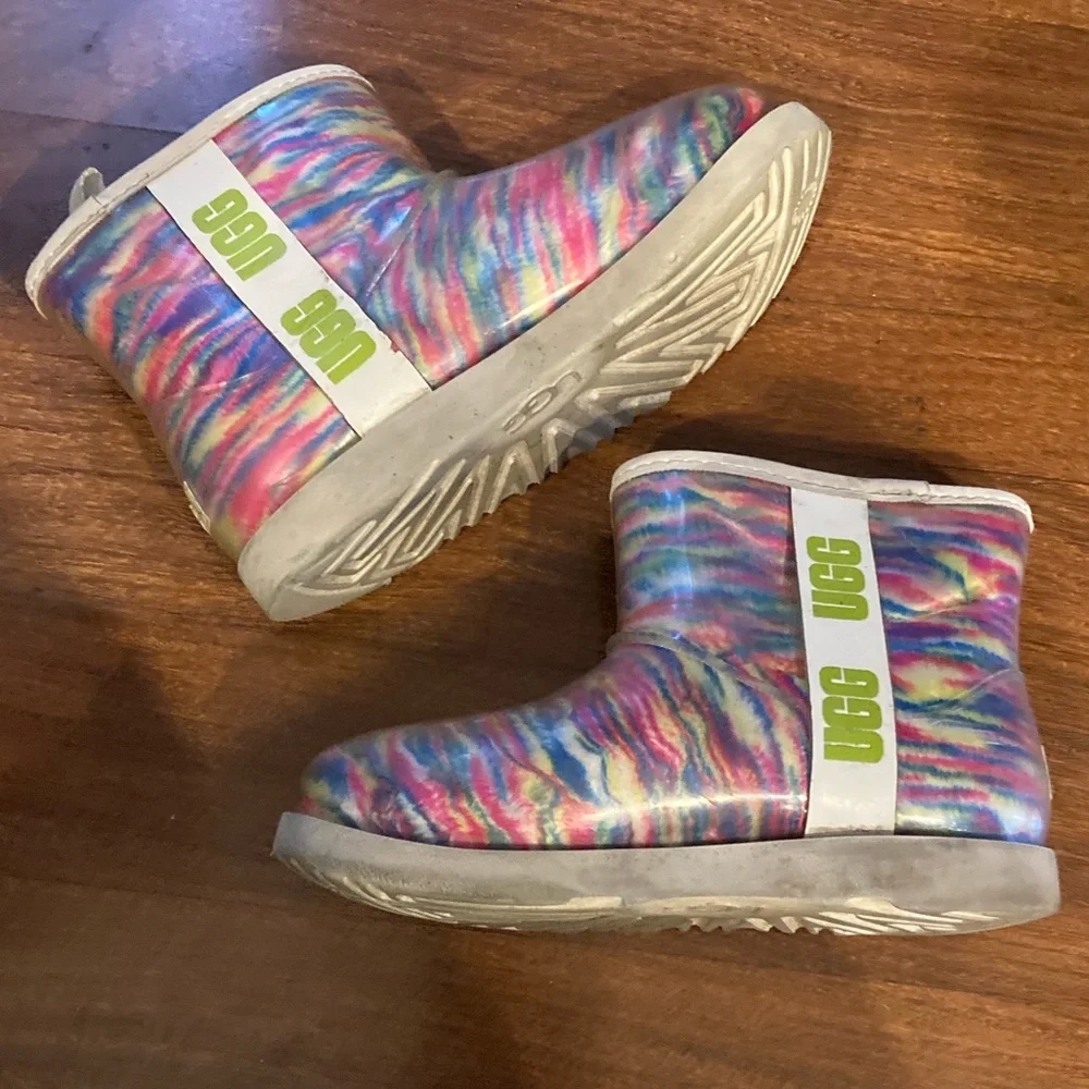 UGG Multicolor Kids Rain Boots